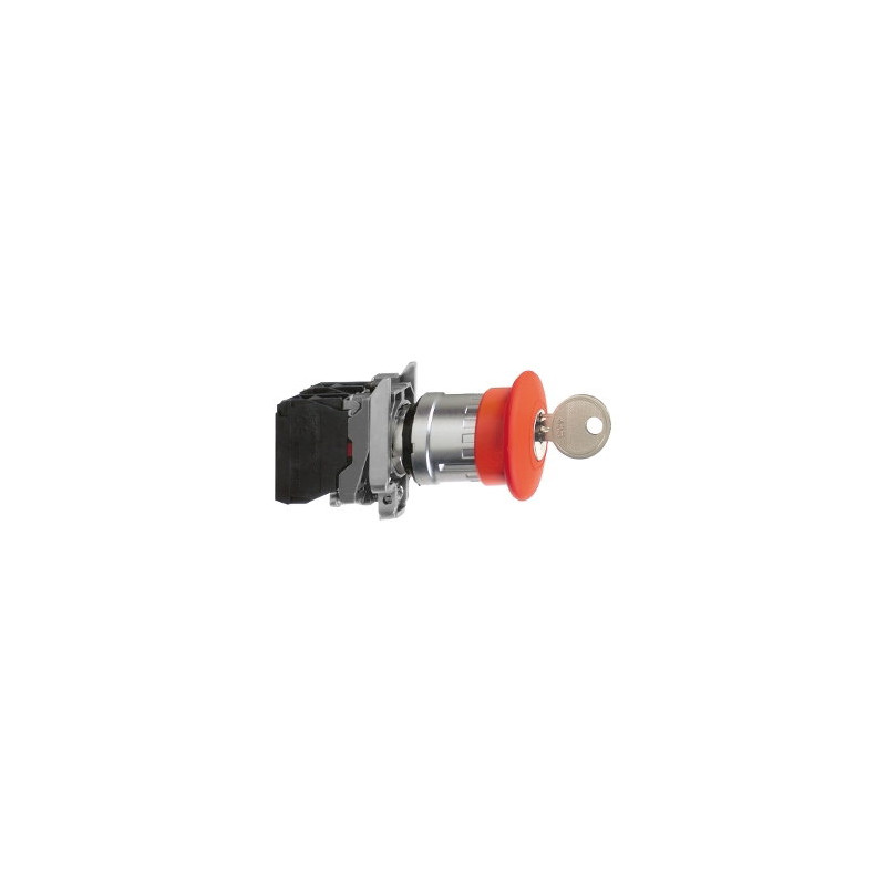Schneider XB4BS142 ,Montaj 22mm,Kontak-1K,Acil Kalıcı,M22 Buton