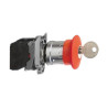Schneider XB4BS142 ,Montaj 22mm,Kontak-1K,Acil Kalıcı,M22 Buton