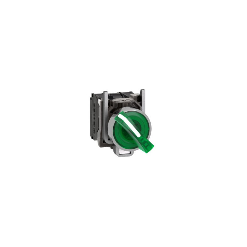 Schneider  XB4BK123B5 ,Montaj 22mm,Kontak-1A1K,Yeşil-24v Kalıcı,M22 Buton