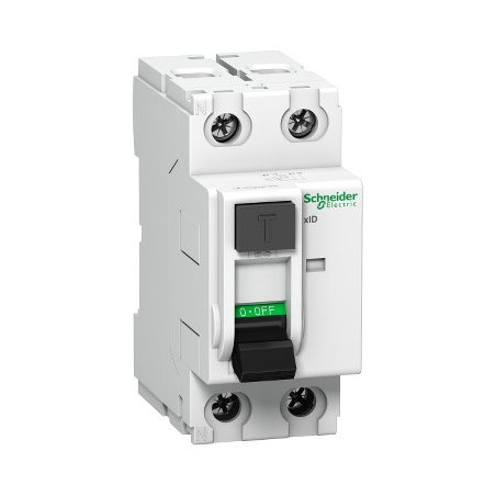 Schneider A9N16210 ,XiD-AC Tip,1-Faz Nötr 2-Kutup,63 Amper 300mA 0.63kA,Yangın Kaçak Akım Röle
