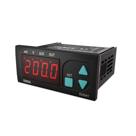 Enda EI2041-230 ,Ebat 77x35mm,Besleme 220vac,Giriş 0..10v 4..20mA,Proses Gösterge