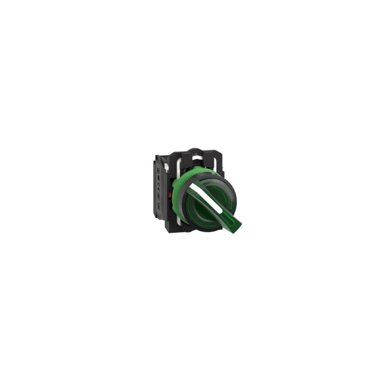 Schneider XB5AK123M5 ,Montaj 22mm,2-Konum Kontak-1A,Yeşil-220v Kalıcı,M22 Anahtar