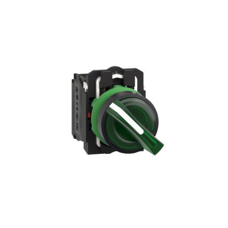 Schneider XB5AK123M5 ,Montaj 22mm,2-Konum Kontak-1A,Yeşil-220v Kalıcı,M22 Anahtar