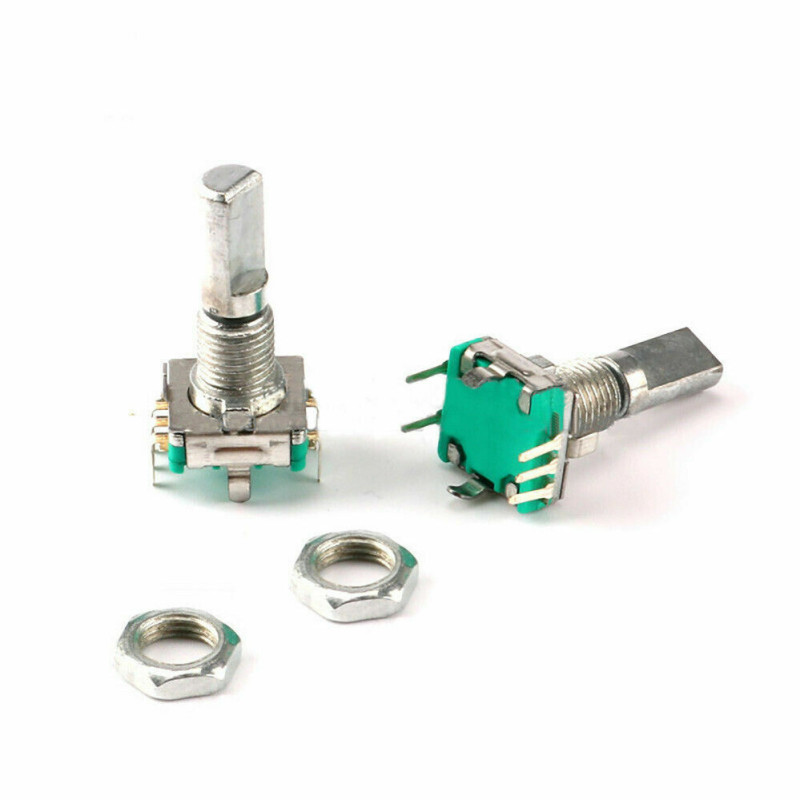 Çin EC11 ,M7x12mm Butonlu Pot Tip Enkoder