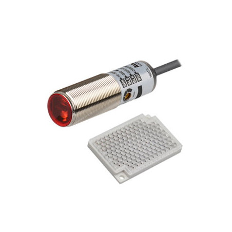 Autonics BRQM3M-PDTA-P ,Ebat M18x75mm,Ölçüm 3mt,Çıkış PNP-NO NC,Besleme 10v..30vdc,4-Kablo,Reflektör Fotosel