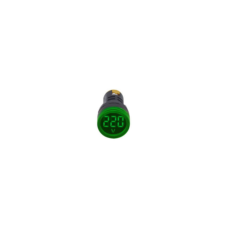 Tork AD116DSV-Y ,Yeşil-24v..550vac,M22 Voltmetre
