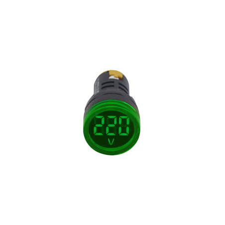 Tork AD116DSV-Y ,Yeşil-24v..550vac,M22 Voltmetre