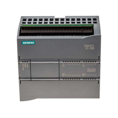 Siemens CPU1214C ,S7-1200 DC DC RL,Besleme 24vdc,Giriş 14-Dijital 2-Analog,Çıkış 10-Röle,Plc Cpu Modül