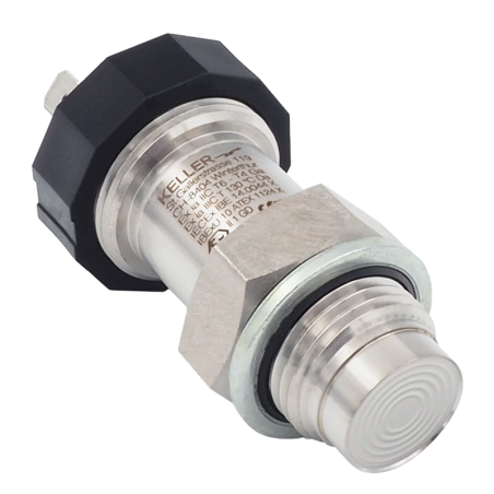 Keller PR-25Y 0.25 mA ,Montaj 1 2,Ölçüm 0..250mBar,Çıkış 4..20mA,Besleme 12..24vdc,Soket DIN-4-Pin,Basınç Sensör Transmitter