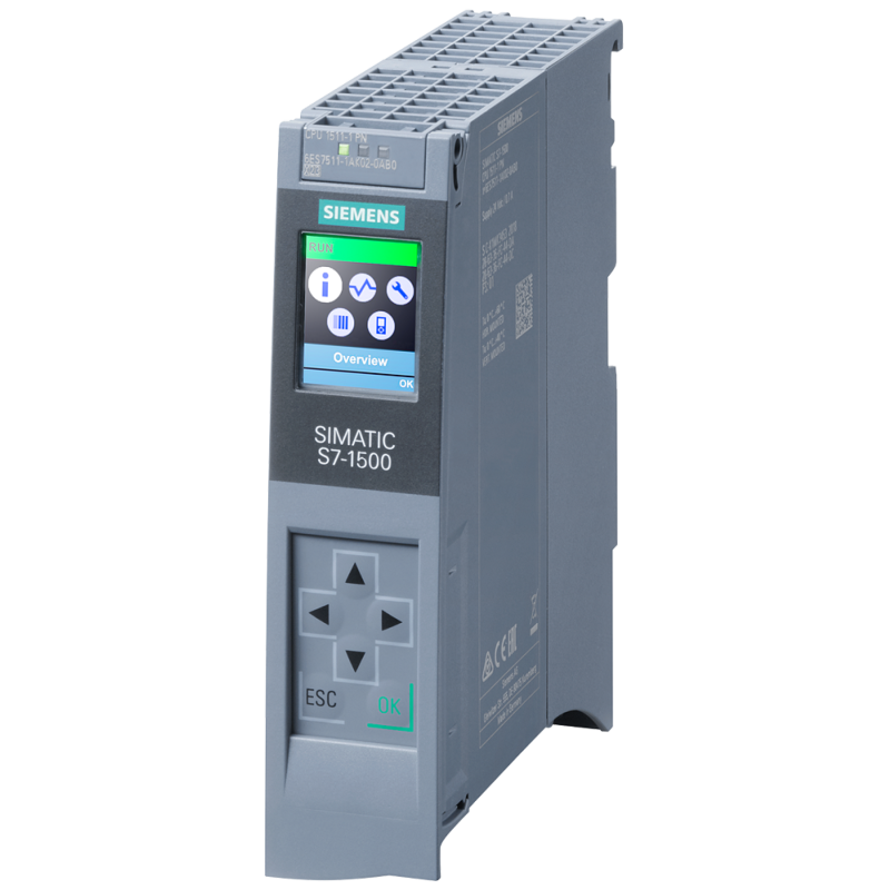 Siemens CPU1511-1 ,S7-1500 DC DC DC,Besleme 24vdc,Plc Cpu Modül