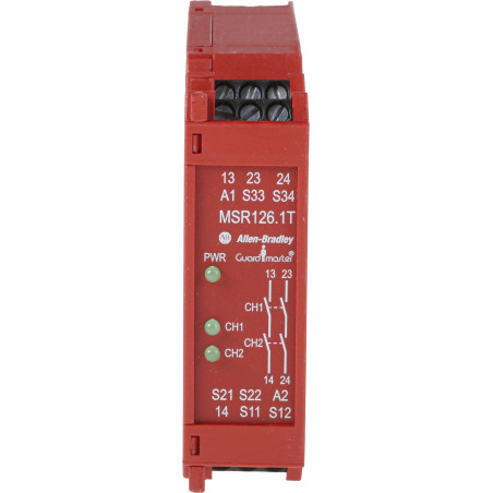 AllenBradley MSR126.1T ,24vac dc,Kontak-2A,Güvenlik Röle