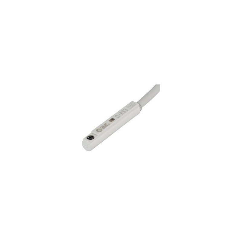 Smc D-A93L ,Ebat 4.5x4x24mm,Ölçüm 5mm,Çıkış AC DC-NO,Besleme 5v..24vac dc,2-Kablo 3mt,Manyetik Piston Sensör