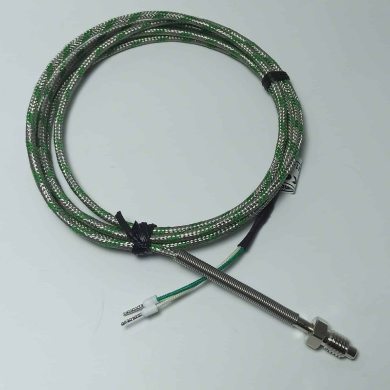 Tekon TT41-K104-0,3-2K-M6 ,Çap 6mm,Boy 3cm,Kablo 2mt,TC-K,Bayonet Isı Sensör