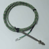 Tekon TT41-K104-0,3-2K-M6 ,Çap 6mm,Boy 3cm,Kablo 2mt,TC-K,Bayonet Isı Sensör