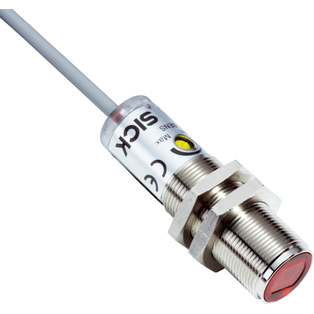 Sick VTF180-2P41112 6041802 ,Ebat M18x70mm,Ölçüm 14cm,Çıkış PNP-NO NC,Besleme 10v..30vdc,4-Kablo,Cisim Fotosel
