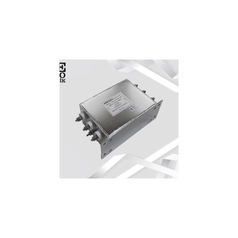 Aerodev DNF51-3PH-3X30A ,Ebat 21x12cm,3-Faz,380vac 30 Amper,Emc Filtre
