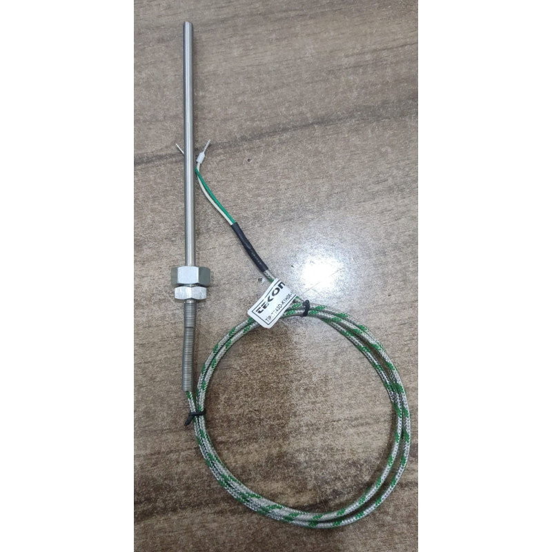 Tekon TT43D-K1H06-15-M12x1-Ö-2CCB ,Çap 6mm,Boy 15cm,Kablo-2mt,TC-K,Bayonet Isı Sensör