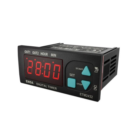 Enda ETM2432 ,Ebat 77x35mm,Besleme 220vac,Dijital Zaman Röle