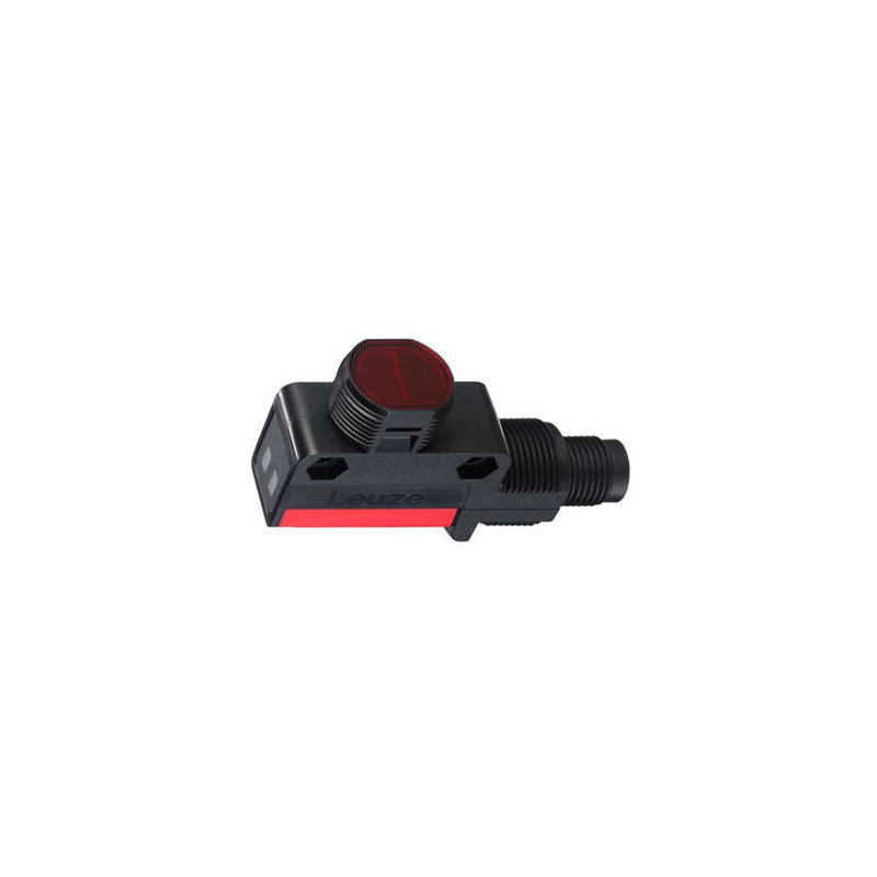 Leuze LE28 4P-M12 50117930 ,Ebat 15x46x32mm,Ölçüm 15mt,Çıkış PNP-NO NC,Besleme 10v..30vdc,Soket M12 4pin,Alıcı,Karşılklı Fotosel