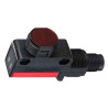 Leuze LE28 4P-M12 50117930 ,Ebat 15x46x32mm,Ölçüm 15mt,Çıkış PNP-NO NC,Besleme 10v..30vdc,Soket M12 4pin,Alıcı,Karşılklı Fotosel