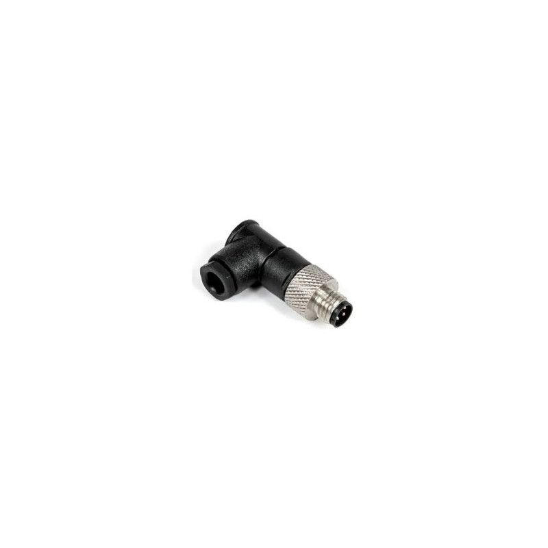 BrotConn M0803FA ,Açılı M8 3pin,Erkek Soket Konnektör
