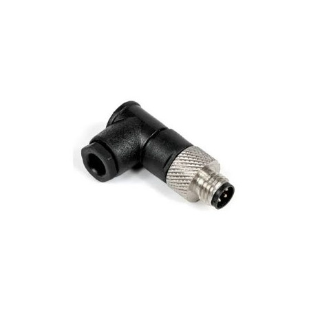 BrotConn M0803FA ,Açılı M8 3pin,Erkek Soket Konnektör