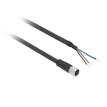 Telemecanique XZCPV0566L5 ,Soket Düz M8 3pin,3-Kablo Pvc-5mt,Sensör Kablo