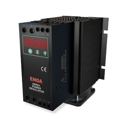 Enda ERPA1-550-F,Ray Tip,Güç 180..500vac 50 Amper,Kontrol Analog Pot,Led,Soğutuculu,1-Faz,Analog-Ac,Solid State Röle