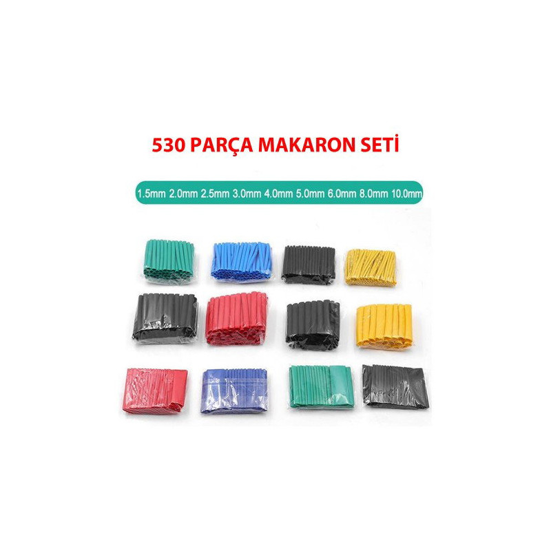 Çin MKR-SET530 ,530-adet,Renkli Daralan Makaron Set