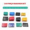Çin MKR-SET530 ,530-adet,Renkli Daralan Makaron Set