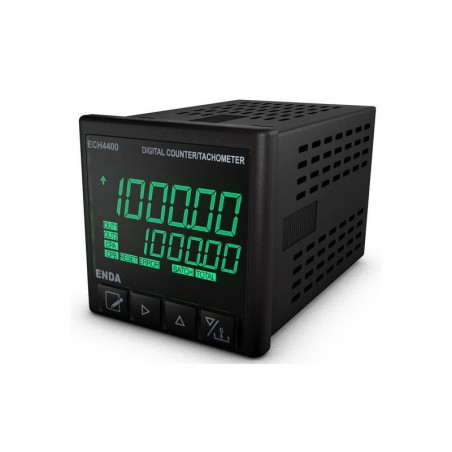 Enda ECH4400-UV ,Ebat 48x48mm,Besleme 110v..220vac,Çıkış Kontak-2A2K,6-Hane,Sayıcı Takometre