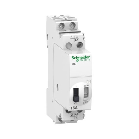 Schneider A9C30815 ,Bobin 110vdc-230vac dc,Kontak-1A1K 16 Amper ,Ray Tip ,Darbe Akım Röle,iTRLY