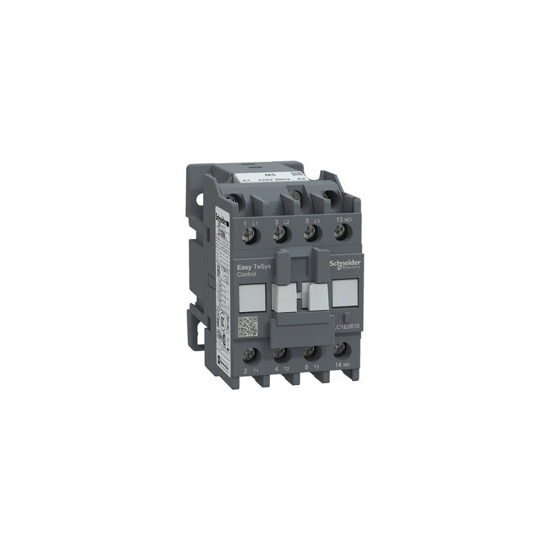 Schneider LC1E0610M5 ,Bobin 220vac,Güç 2.2kw 6 Amper,Kontak-3P 1A,Kontaktör