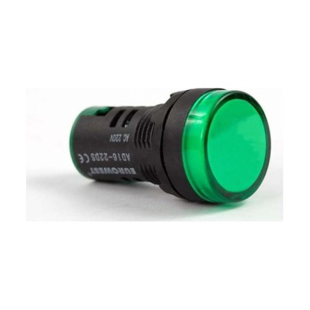 Cat AD16-22DSG ,Montaj 22mm,Yeşil-220v,M22 Sinyal Lamba
