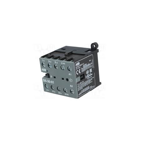 Abb B6-30-01 ,Bobin 220vac,Güç 4kw 9 Amper,Kontak-3P 1K,Mini Kontaktör