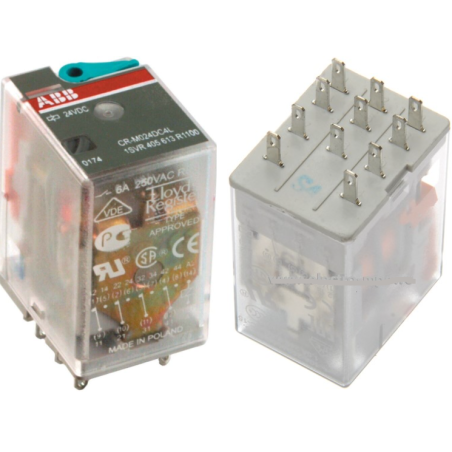 Abb CR-M024DC3 ,Bobin 24vdc,Kontak 3A3K 10 Amper,Led,Kalın-11pin,Röle