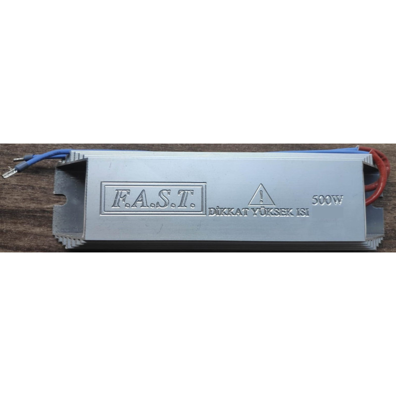 Fast RES-ALÜ-15R 500W ,245x65x35mm,Alüminyum,Fren Direnç