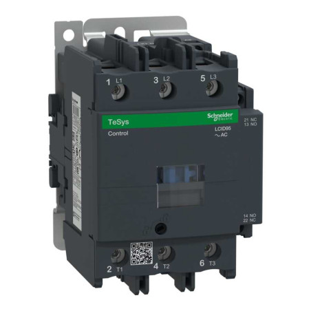 Schneider LC1D95M7 ,Bobin 220vac,Güç 45kw 95 Amper,Kontak-3P 1A1K,Kontaktör