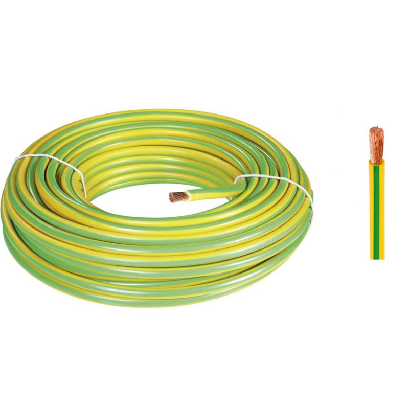 Seval H50V-K 1.5-SY ,Kesit 1.5mm ,1-Damar Çok Telli,SarıYeşil 1mt NYAF Kablo