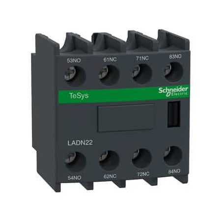 Schneider LADN22 ,LC1D Kontaktör için,Kontak-2A2K,Yedek Kontak