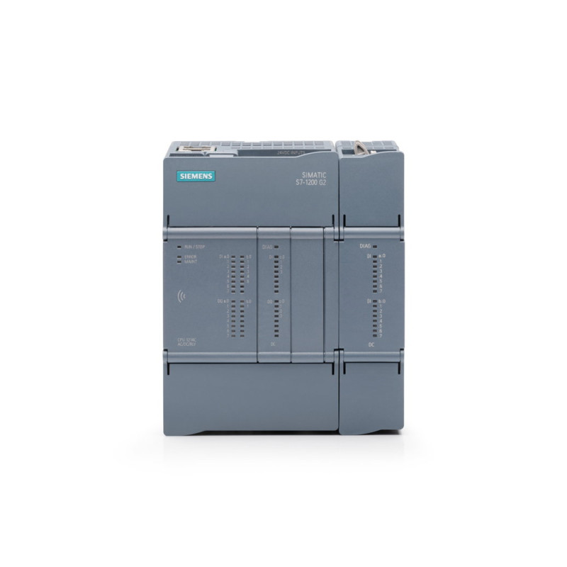 Siemens CPU1214C ,S7-1200 DC DC DC,Besleme 24vdc,Giriş 14-Dijital 2-Analog,Çıkış 10-PNP,Plc Cpu Modül