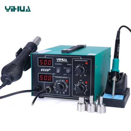 Yihua 852D , 220vac 45w,Lehimleme Sıcak Hava,Havya İstasyon