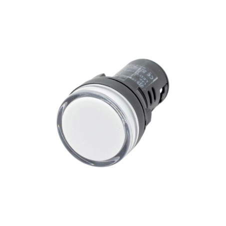 Xkoren XSL-22B 24V ,Montaj 22mm,Beyaz-24v,M22 Sinyal Lamba