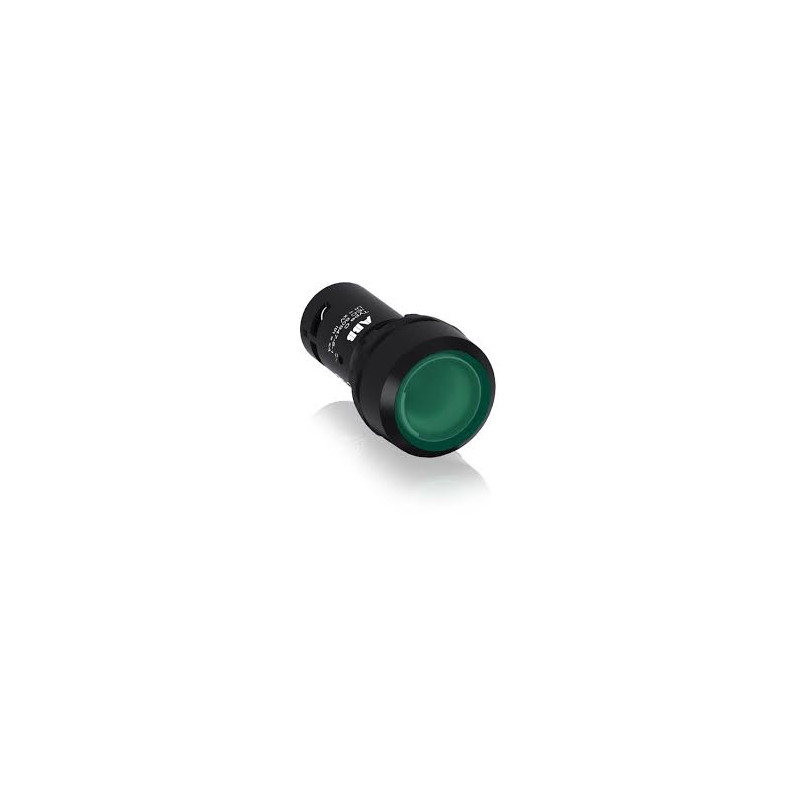 Abb CP1-11G-10 ,Montaj 22mm,Kontak-1A,Yeşil-24v Yaylı,Kompakt M22 Buton