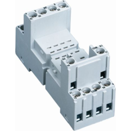 Abb CR-M4SS ,Kalın-14pin,Vidalı,Ray,Röle Soket
