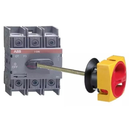 Abb OT63F3HY5X6ST2 ,3-Faz 3-Kutup,63 Amper,Kol-12cm,Ray Tip,Pako Şalter Devre Kesici