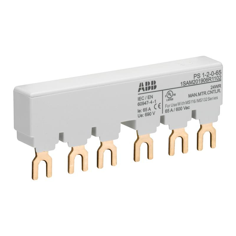 Abb PS1-2-0-65 ,3-Faz 3-Kutup 65 Amper,2-Kanal,MS116 Seri Bara