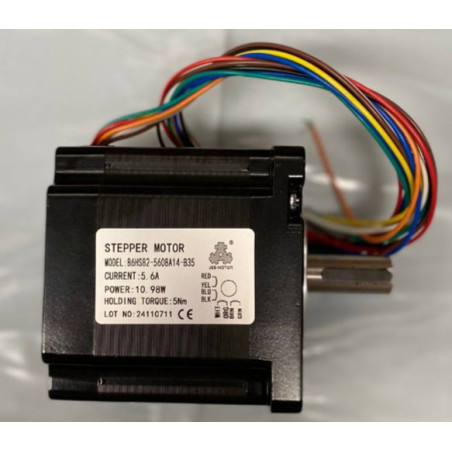 Jss-Motor 86HS82-560BA14-B35 ,Nema34,Ebat 86x86mm,Güç 4.5nM 6-Amper,Step Motor