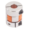 Çin KAP-610E ,Ebat M19x24mm,Delik 6 10mm,Alüminyum Esnek Kaplin