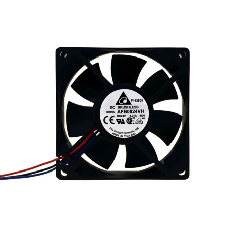 Delta AFB0824VH-R00 ,Ebat 80x25mm,Besleme 24vdc 0.21A 3.4W,Hava 42-Cfm,3-Kablo Fan